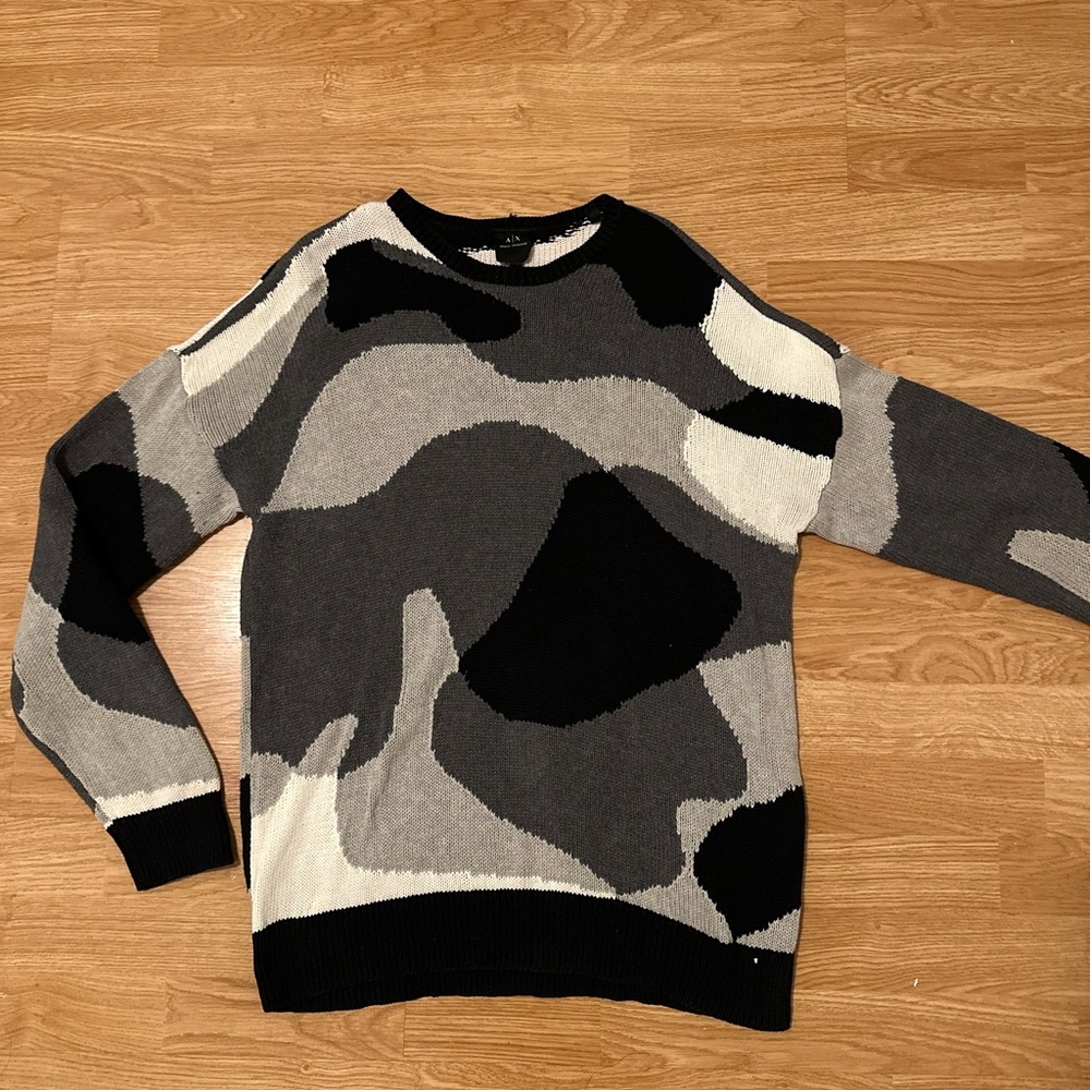 Knit Armani Camo Sweater